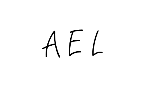 You should practise on your own different ways (Angelique-Rose-font-FFP) to write your name (A E L) in signature. don't let someone else do it for you. A E L signature style 5 images and pictures png