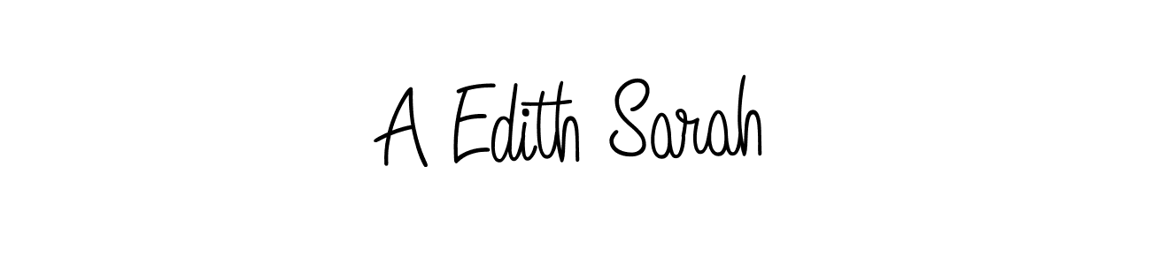 if you are searching for the best signature style for your name A Edith Sarah. so please give up your signature search. here we have designed multiple signature styles  using Angelique-Rose-font-FFP. A Edith Sarah signature style 5 images and pictures png