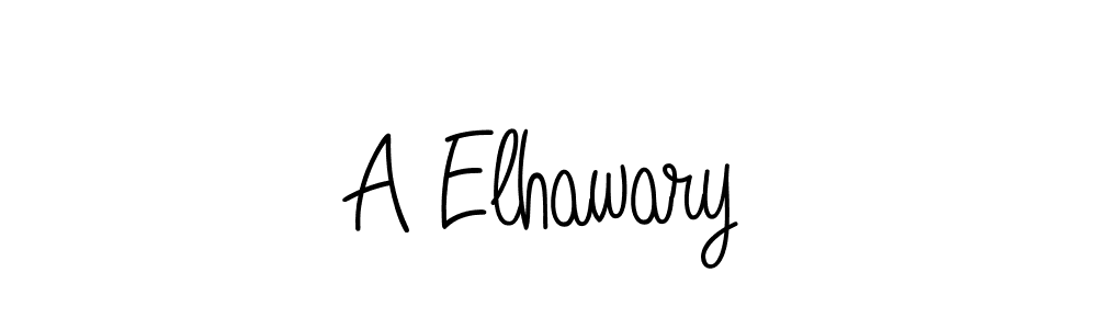 if you are searching for the best signature style for your name A Elhawary. so please give up your signature search. here we have designed multiple signature styles  using Angelique-Rose-font-FFP. A Elhawary signature style 5 images and pictures png