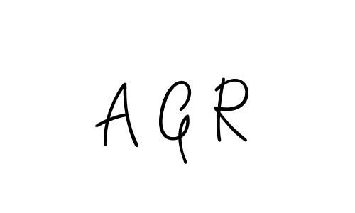 Make a beautiful signature design for name A G R. With this signature (Angelique-Rose-font-FFP) style, you can create a handwritten signature for free. A G R signature style 5 images and pictures png