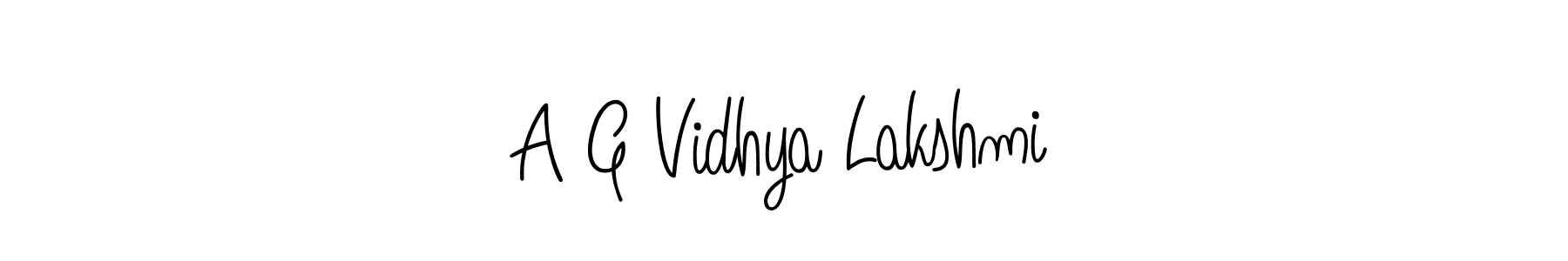 Angelique-Rose-font-FFP is a professional signature style that is perfect for those who want to add a touch of class to their signature. It is also a great choice for those who want to make their signature more unique. Get A G Vidhya Lakshmi name to fancy signature for free. A G Vidhya Lakshmi signature style 5 images and pictures png