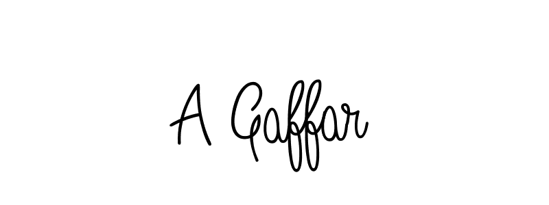 Once you've used our free online signature maker to create your best signature Angelique-Rose-font-FFP style, it's time to enjoy all of the benefits that A Gaffar name signing documents. A Gaffar signature style 5 images and pictures png