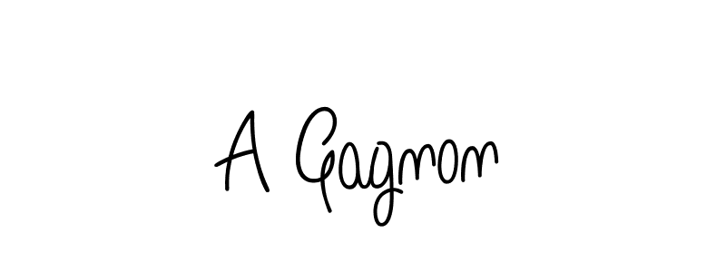 Make a beautiful signature design for name A Gagnon. Use this online signature maker to create a handwritten signature for free. A Gagnon signature style 5 images and pictures png