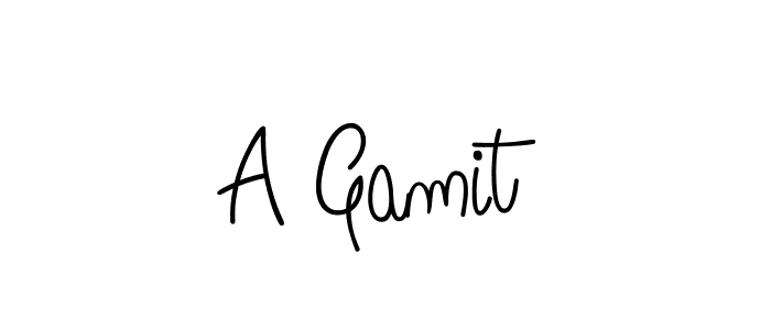 Here are the top 10 professional signature styles for the name A Gamit. These are the best autograph styles you can use for your name. A Gamit signature style 5 images and pictures png