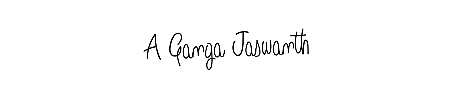 Check out images of Autograph of A Ganga Jaswanth name. Actor A Ganga Jaswanth Signature Style. Angelique-Rose-font-FFP is a professional sign style online. A Ganga Jaswanth signature style 5 images and pictures png