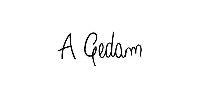 Best and Professional Signature Style for A Gedam. Angelique-Rose-font-FFP Best Signature Style Collection. A Gedam signature style 5 images and pictures png