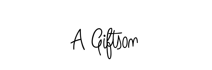 Also we have A Giftson name is the best signature style. Create professional handwritten signature collection using Angelique-Rose-font-FFP autograph style. A Giftson signature style 5 images and pictures png