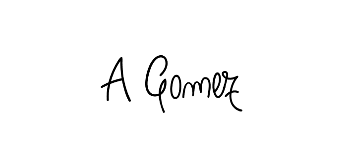 Check out images of Autograph of A Gomez name. Actor A Gomez Signature Style. Angelique-Rose-font-FFP is a professional sign style online. A Gomez signature style 5 images and pictures png