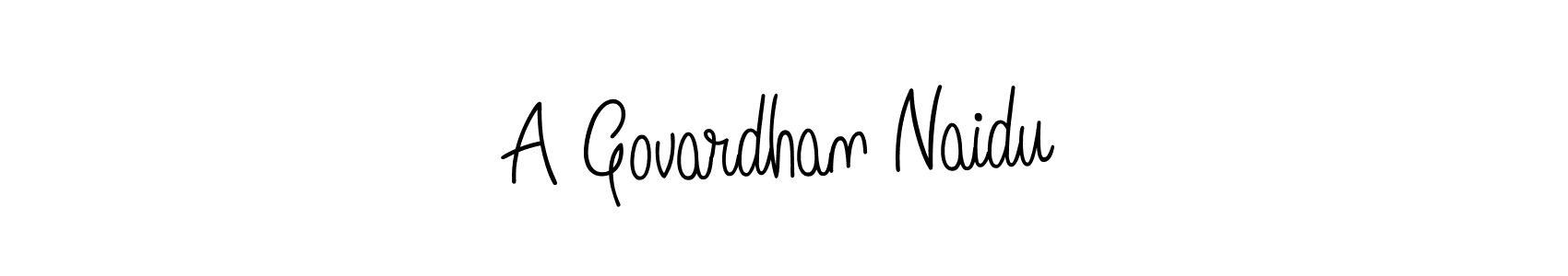 Make a beautiful signature design for name A Govardhan Naidu. Use this online signature maker to create a handwritten signature for free. A Govardhan Naidu signature style 5 images and pictures png