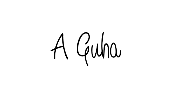 Make a beautiful signature design for name A Guha. Use this online signature maker to create a handwritten signature for free. A Guha signature style 5 images and pictures png