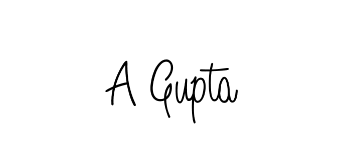 Create a beautiful signature design for name A Gupta. With this signature (Angelique-Rose-font-FFP) fonts, you can make a handwritten signature for free. A Gupta signature style 5 images and pictures png