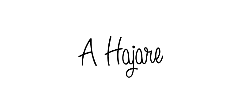 This is the best signature style for the A Hajare name. Also you like these signature font (Angelique-Rose-font-FFP). Mix name signature. A Hajare signature style 5 images and pictures png