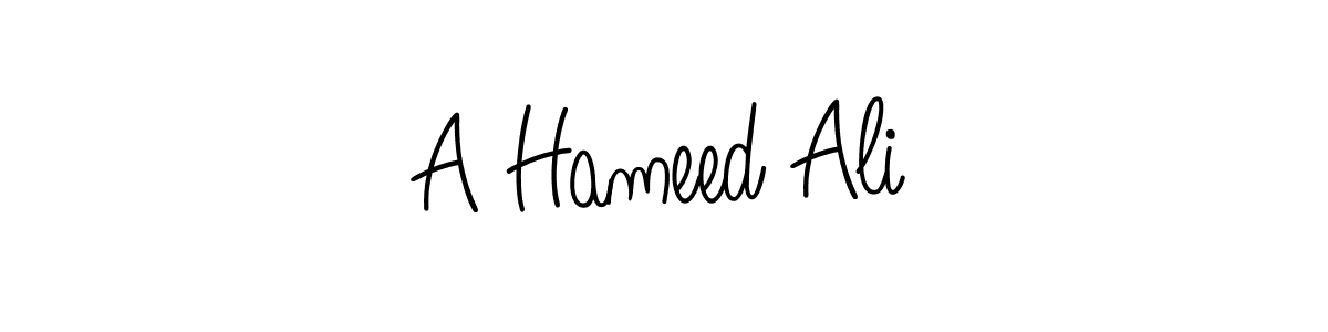 Here are the top 10 professional signature styles for the name A Hameed Ali. These are the best autograph styles you can use for your name. A Hameed Ali signature style 5 images and pictures png