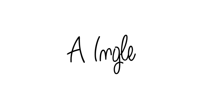 Use a signature maker to create a handwritten signature online. With this signature software, you can design (Angelique-Rose-font-FFP) your own signature for name A Ingle. A Ingle signature style 5 images and pictures png