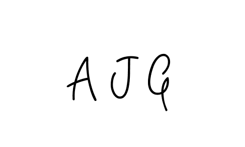 Make a beautiful signature design for name A J G. Use this online signature maker to create a handwritten signature for free. A J G signature style 5 images and pictures png