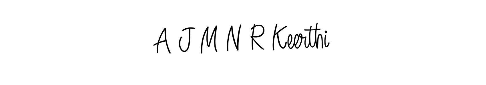 This is the best signature style for the A J M N R Keerthi name. Also you like these signature font (Angelique-Rose-font-FFP). Mix name signature. A J M N R Keerthi signature style 5 images and pictures png