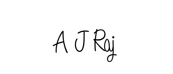 A J Raj stylish signature style. Best Handwritten Sign (Angelique-Rose-font-FFP) for my name. Handwritten Signature Collection Ideas for my name A J Raj. A J Raj signature style 5 images and pictures png