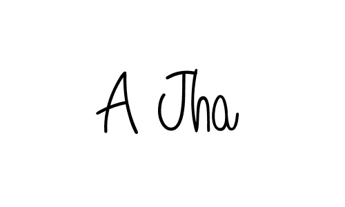 Also You can easily find your signature by using the search form. We will create A Jha name handwritten signature images for you free of cost using Angelique-Rose-font-FFP sign style. A Jha signature style 5 images and pictures png