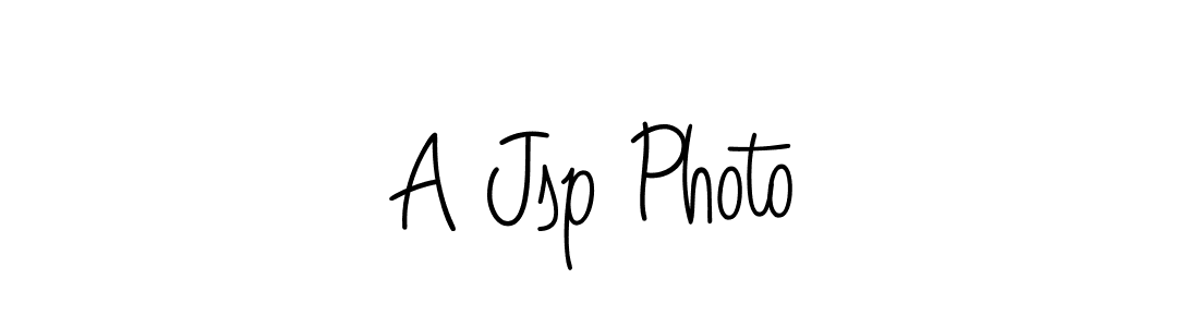 Make a beautiful signature design for name A Jsp Photo. With this signature (Angelique-Rose-font-FFP) style, you can create a handwritten signature for free. A Jsp Photo signature style 5 images and pictures png