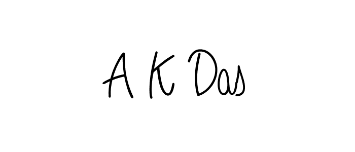 How to make A K Das signature? Angelique-Rose-font-FFP is a professional autograph style. Create handwritten signature for A K Das name. A K Das signature style 5 images and pictures png