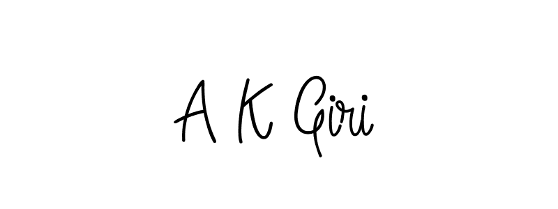 Also we have A K Giri name is the best signature style. Create professional handwritten signature collection using Angelique-Rose-font-FFP autograph style. A K Giri signature style 5 images and pictures png