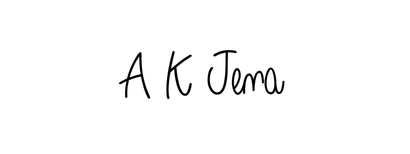 You can use this online signature creator to create a handwritten signature for the name A K Jena. This is the best online autograph maker. A K Jena signature style 5 images and pictures png