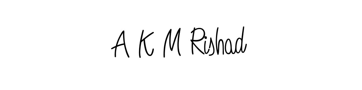 It looks lik you need a new signature style for name A K M Rishad. Design unique handwritten (Angelique-Rose-font-FFP) signature with our free signature maker in just a few clicks. A K M Rishad signature style 5 images and pictures png