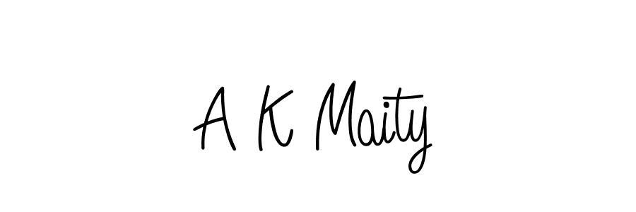 You can use this online signature creator to create a handwritten signature for the name A K Maity. This is the best online autograph maker. A K Maity signature style 5 images and pictures png