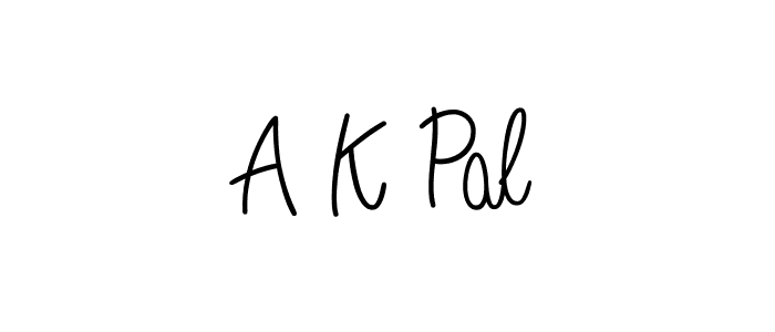 Also we have A K Pal name is the best signature style. Create professional handwritten signature collection using Angelique-Rose-font-FFP autograph style. A K Pal signature style 5 images and pictures png