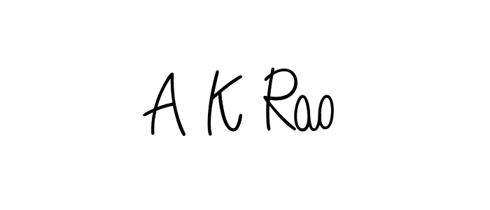 Check out images of Autograph of A K Rao name. Actor A K Rao Signature Style. Angelique-Rose-font-FFP is a professional sign style online. A K Rao signature style 5 images and pictures png