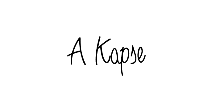 See photos of A Kapse official signature by Spectra . Check more albums & portfolios. Read reviews & check more about Angelique-Rose-font-FFP font. A Kapse signature style 5 images and pictures png