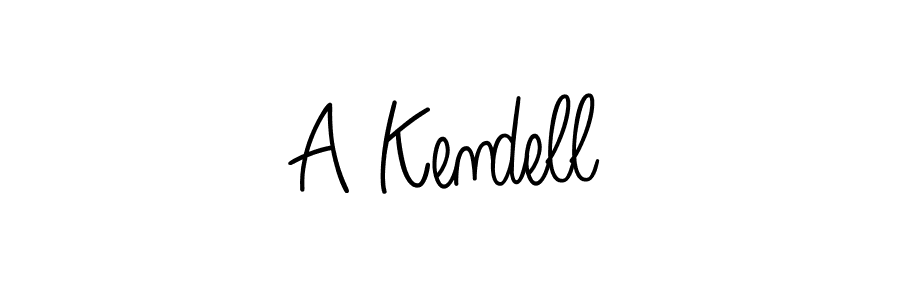 Best and Professional Signature Style for A Kendell. Angelique-Rose-font-FFP Best Signature Style Collection. A Kendell signature style 5 images and pictures png