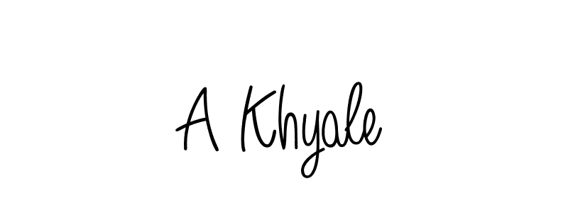 Make a short A Khyale signature style. Manage your documents anywhere anytime using Angelique-Rose-font-FFP. Create and add eSignatures, submit forms, share and send files easily. A Khyale signature style 5 images and pictures png