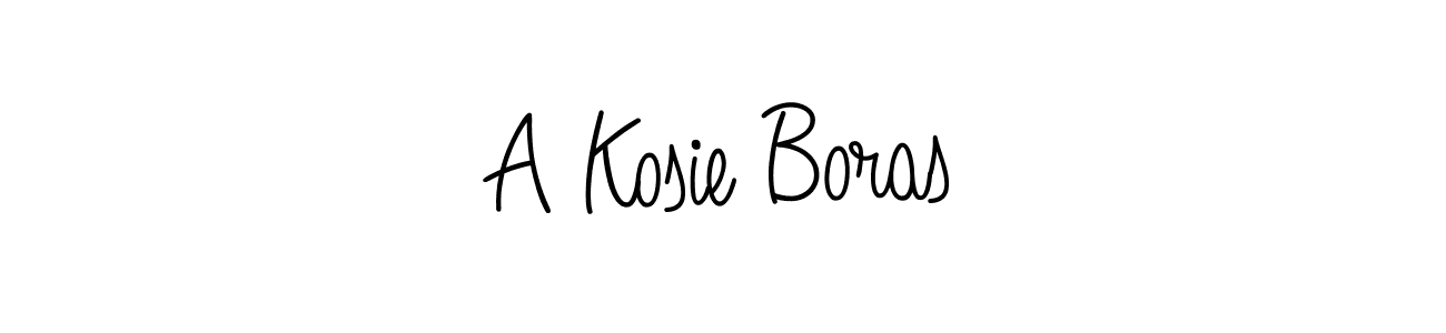 if you are searching for the best signature style for your name A Kosie Boras. so please give up your signature search. here we have designed multiple signature styles  using Angelique-Rose-font-FFP. A Kosie Boras signature style 5 images and pictures png