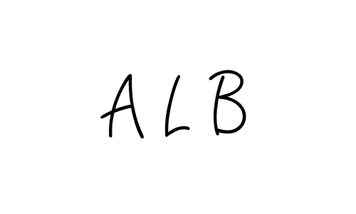 Design your own signature with our free online signature maker. With this signature software, you can create a handwritten (Angelique-Rose-font-FFP) signature for name A L B. A L B signature style 5 images and pictures png