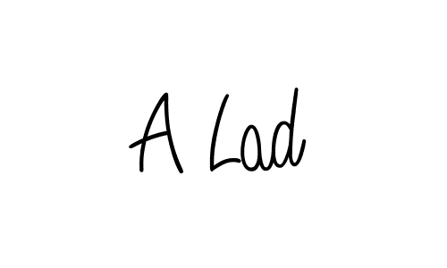 Also You can easily find your signature by using the search form. We will create A Lad name handwritten signature images for you free of cost using Angelique-Rose-font-FFP sign style. A Lad signature style 5 images and pictures png