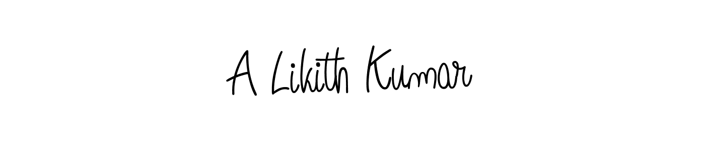 This is the best signature style for the A Likith Kumar name. Also you like these signature font (Angelique-Rose-font-FFP). Mix name signature. A Likith Kumar signature style 5 images and pictures png