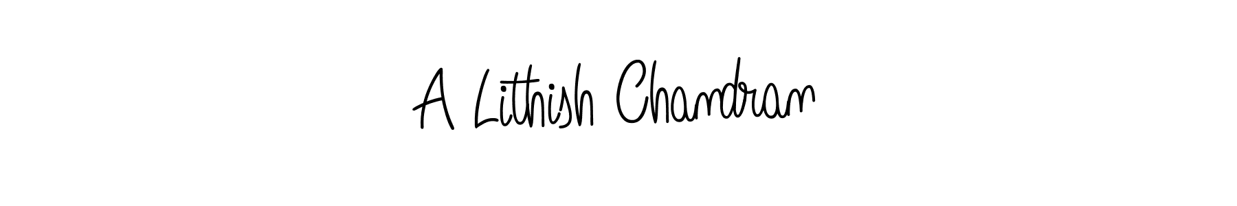 How to make A Lithish Chandran signature? Angelique-Rose-font-FFP is a professional autograph style. Create handwritten signature for A Lithish Chandran name. A Lithish Chandran signature style 5 images and pictures png