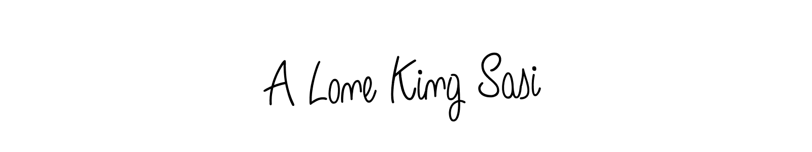 How to Draw A Lone King Sasi signature style? Angelique-Rose-font-FFP is a latest design signature styles for name A Lone King Sasi. A Lone King Sasi signature style 5 images and pictures png