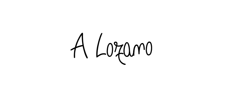 It looks lik you need a new signature style for name A Lozano. Design unique handwritten (Angelique-Rose-font-FFP) signature with our free signature maker in just a few clicks. A Lozano signature style 5 images and pictures png