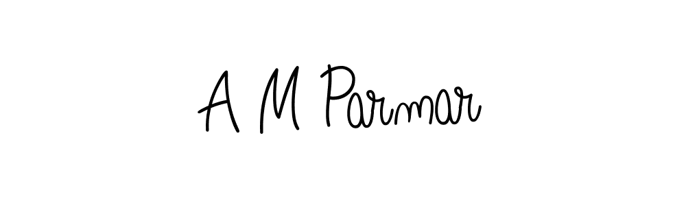 Make a beautiful signature design for name A M Parmar. Use this online signature maker to create a handwritten signature for free. A M Parmar signature style 5 images and pictures png