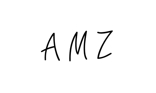 Make a beautiful signature design for name A M Z. Use this online signature maker to create a handwritten signature for free. A M Z signature style 5 images and pictures png
