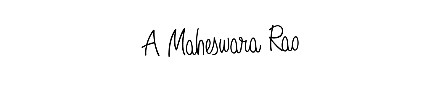 How to make A Maheswara Rao signature? Angelique-Rose-font-FFP is a professional autograph style. Create handwritten signature for A Maheswara Rao name. A Maheswara Rao signature style 5 images and pictures png