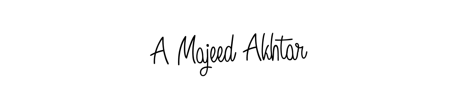 Angelique-Rose-font-FFP is a professional signature style that is perfect for those who want to add a touch of class to their signature. It is also a great choice for those who want to make their signature more unique. Get A Majeed Akhtar name to fancy signature for free. A Majeed Akhtar signature style 5 images and pictures png