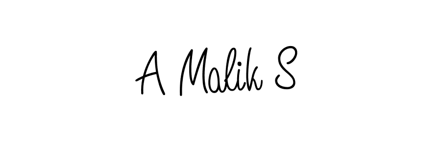 Angelique-Rose-font-FFP is a professional signature style that is perfect for those who want to add a touch of class to their signature. It is also a great choice for those who want to make their signature more unique. Get A Malik S name to fancy signature for free. A Malik S signature style 5 images and pictures png
