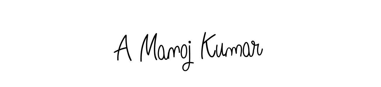 It looks lik you need a new signature style for name A Manoj Kumar. Design unique handwritten (Angelique-Rose-font-FFP) signature with our free signature maker in just a few clicks. A Manoj Kumar signature style 5 images and pictures png