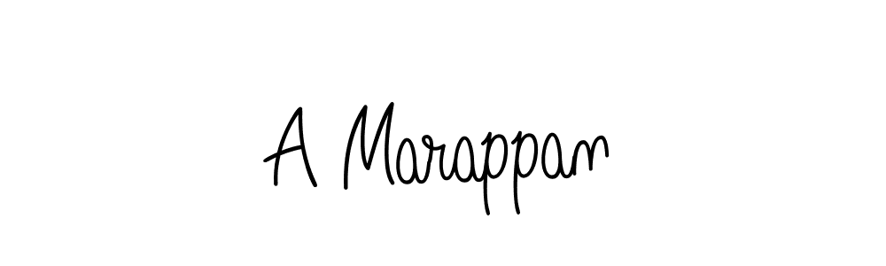 How to Draw A Marappan signature style? Angelique-Rose-font-FFP is a latest design signature styles for name A Marappan. A Marappan signature style 5 images and pictures png