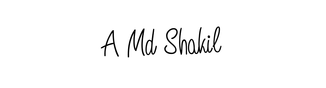 Make a short A Md Shakil signature style. Manage your documents anywhere anytime using Angelique-Rose-font-FFP. Create and add eSignatures, submit forms, share and send files easily. A Md Shakil signature style 5 images and pictures png