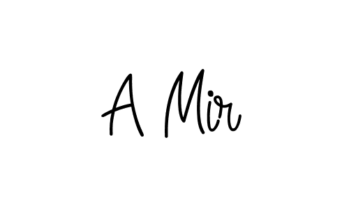 Here are the top 10 professional signature styles for the name A Mir. These are the best autograph styles you can use for your name. A Mir signature style 5 images and pictures png