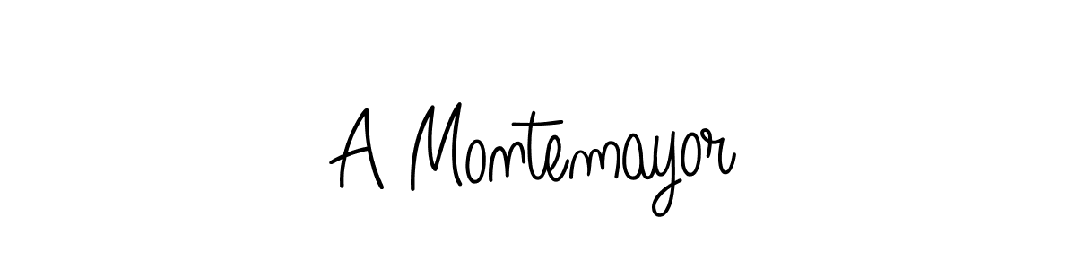 Create a beautiful signature design for name A Montemayor. With this signature (Angelique-Rose-font-FFP) fonts, you can make a handwritten signature for free. A Montemayor signature style 5 images and pictures png